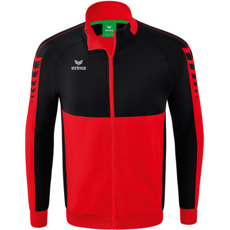 Veste worker ERIMA Six Wings rouge/noir