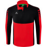 Sweat d'entrainement ERIMA Six Wings rouge/noir