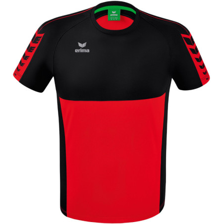 T-shirt ERIMA Six Wings rouge/noir