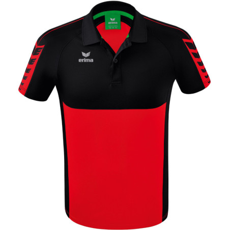 Polo ERIMA Six Wings rouge/noir