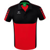 Polo ERIMA Six Wings rouge/noir