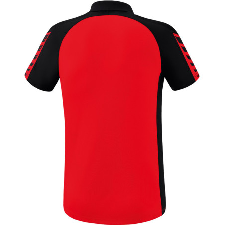 Polo ERIMA Six Wings rouge/noir