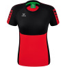 T-shirt ERIMA Six Wings femme rouge/noir