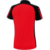 Polo ERIMA Six Wings femme rouge/noir