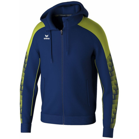 Veste d'entraînement ERIMA Evo Star avec capuche new navy lime face