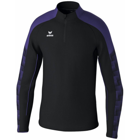 Sweat d'entraînement Erima Evo Star noir ultra violet face