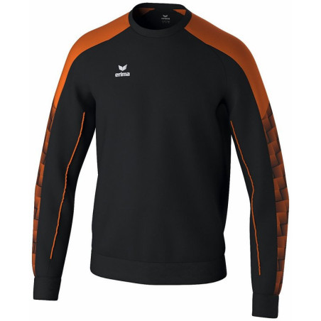 Sweat-Shirt Erima Evo Star noir orange face
