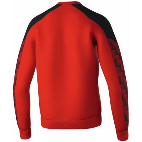 Sweat-Shirt Erima Evo Star rouge noir dos
