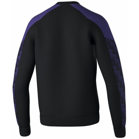 Sweat-Shirt Erima Evo Star noir ultra violet dos