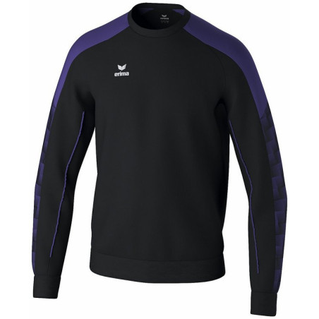 Sweat-Shirt Erima Evo Star noir ultra violet face