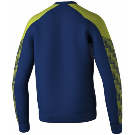 Sweat-Shirt Erima Evo Star new navy lime dos