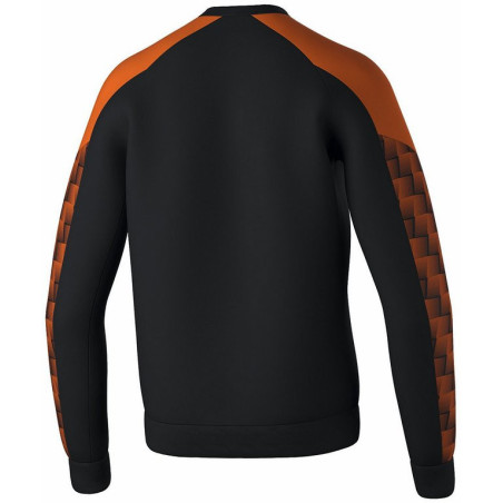 Sweat-Shirt Erima Evo Star noir orange dos