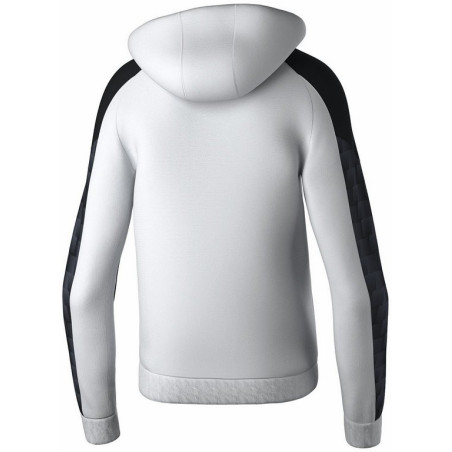 Sweat à capuche Erima Evo Star blanc noir dos