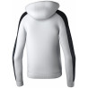 Sweat à capuche Erima Evo Star blanc noir dos