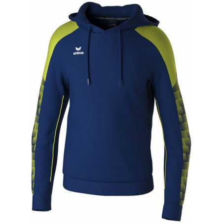 Sweat à capuche Erima Evo Star new navy lime face