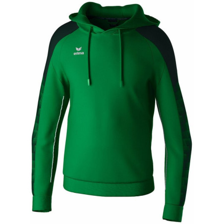 Sweat à capuche Erima Evo Star émeraude pine grove face