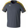 T-shirt ERIMA Evo Star slate grey jaune face