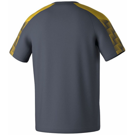 T-shirt ERIMA Evo Star slate grey jaune dos