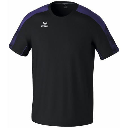 T-shirt ERIMA Evo Star noir ultra violet face