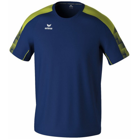 T-shirt ERIMA Evo Star new navy lime face