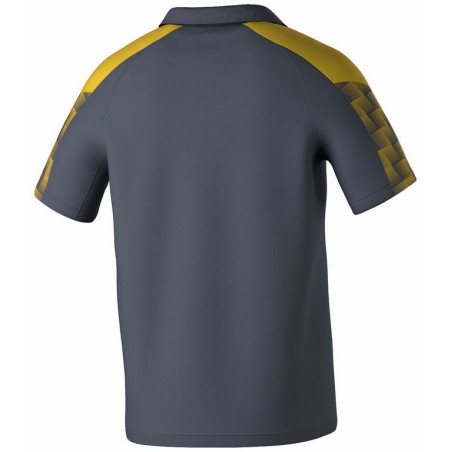 Polo ERIMA Evo Star slate grey jaune dos