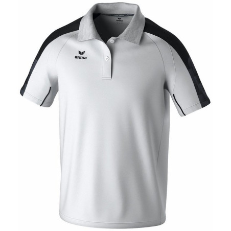 Polo ERIMA Evo Star blanc noir face