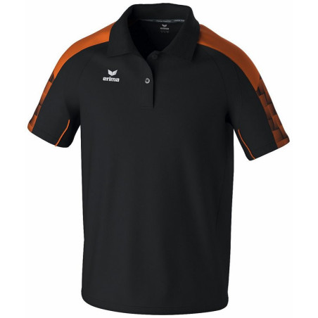 Polo ERIMA Evo Star noir orange face