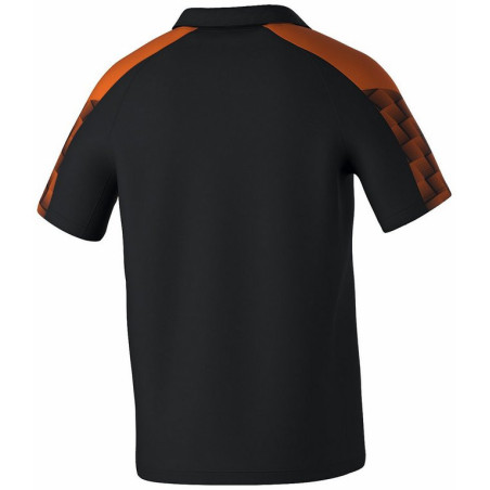 Polo ERIMA Evo Star noir orange dos