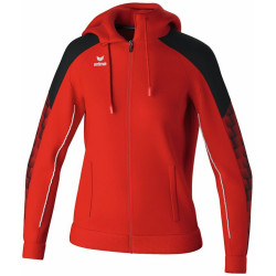 Veste d'entraînement Femme ERIMA Evo Star avec capuche noir ultra violet face 2