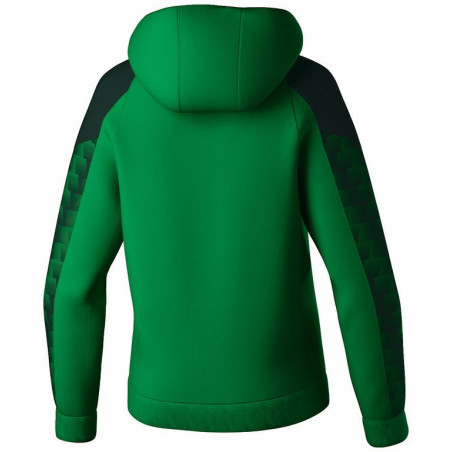Sweat à capuche Femme Erima Evo Star émeraude pine grove dos