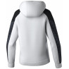 Sweat à capuche Femme Erima Evo Star blanc noir dos