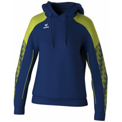 Sweat à capuche Femme Erima Evo Star new navy lime face