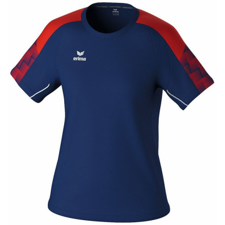 T-shirt Femme ERIMA Evo Star new navy rouge face