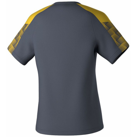 T-shirt Femme ERIMA Evo Star slate grey jaune dos