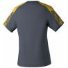 T-shirt Femme ERIMA Evo Star slate grey jaune dos