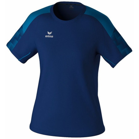 T-shirt Femme ERIMA Evo Star new navy mykonos blue face
