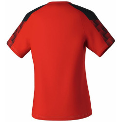 T-shirt Femme ERIMA Evo Star rouge noir face 2