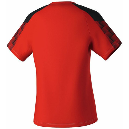 T-shirt Femme ERIMA Evo Star rouge noir dos