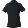 Polo Femme ERIMA Evo Star noir ultra violet dos