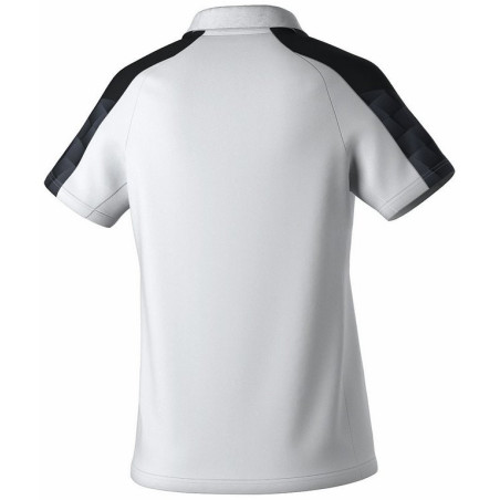 Polo Femme ERIMA Evo Star blanc noir dos