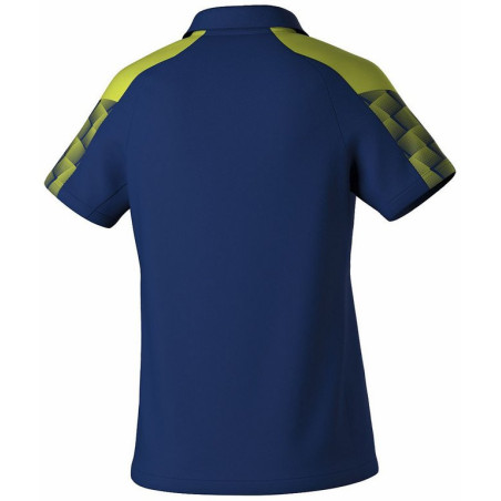 Polo Femme ERIMA Evo Star new navy lime dos
