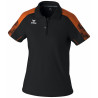 Polo Femme ERIMA Evo Star noir orange face