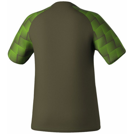 Maillot Femme Erima Evo Star kaki green gecko dos