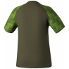 Maillot Femme Erima Evo Star kaki green gecko dos