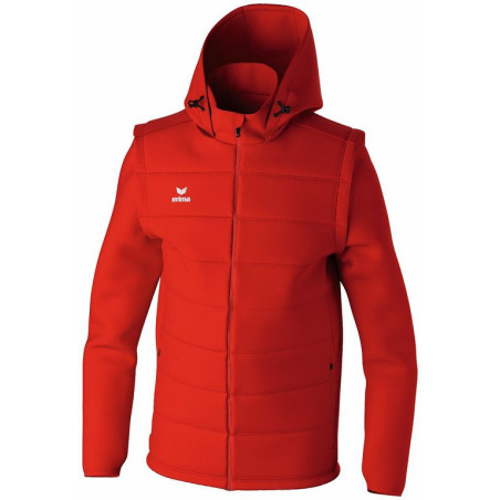 Veste Manches Amovibles ERIMA Team ROUGE
