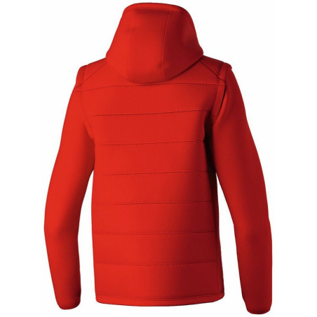 Veste Manches Amovibles ERIMA Team ROUGE