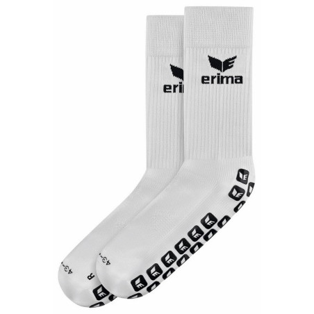 Chaussettes d'entraînement ERIMA Grip blanc