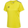 Maillot Hummel HMLAUTHENTIC Femme Blazing Yellow face