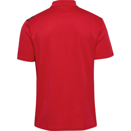 Polo Hummel HMLAUTHENTIC true red dos