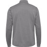 Sweat 1/2 zip Hummel HMLAUTHENTIC Grey Melange dos